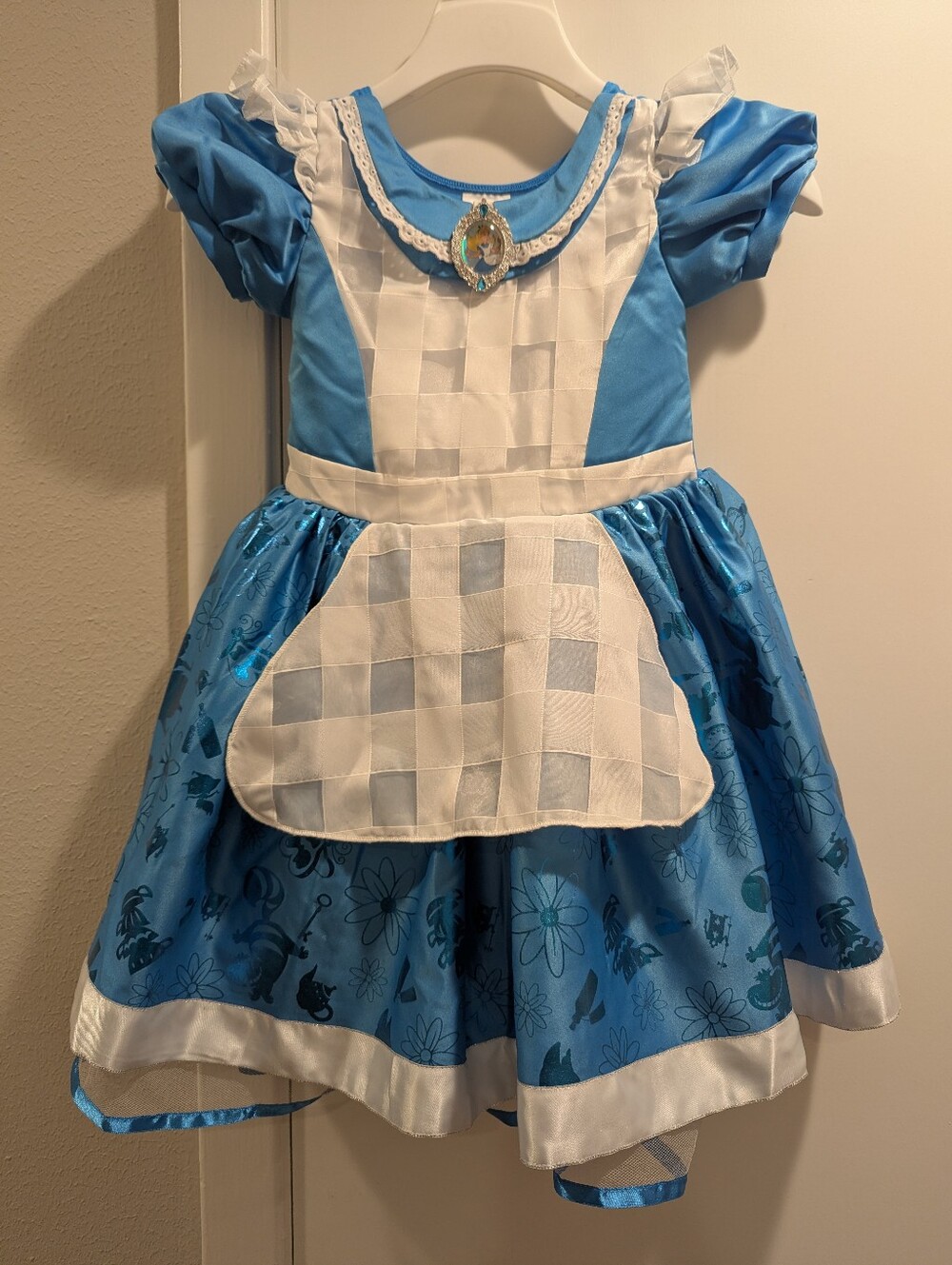 Disney Store Alice In Wonderland Halloween Costume, Size 5/6